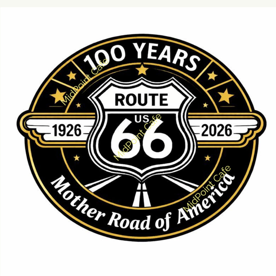 Route 66 – 100 Years Commemorative  Sticker