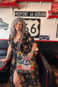 Route 66 Patchwork Shoulder Bag