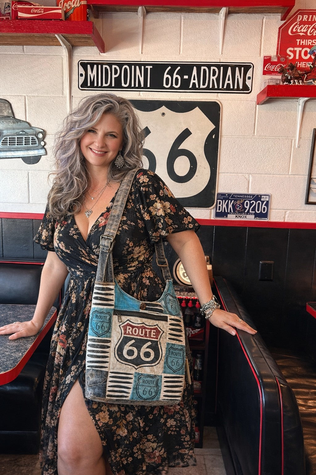 Route 66 Razor Cotton Shoulder Bag