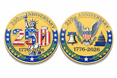 America 250th Anniversary Commemorative Challenge Coin