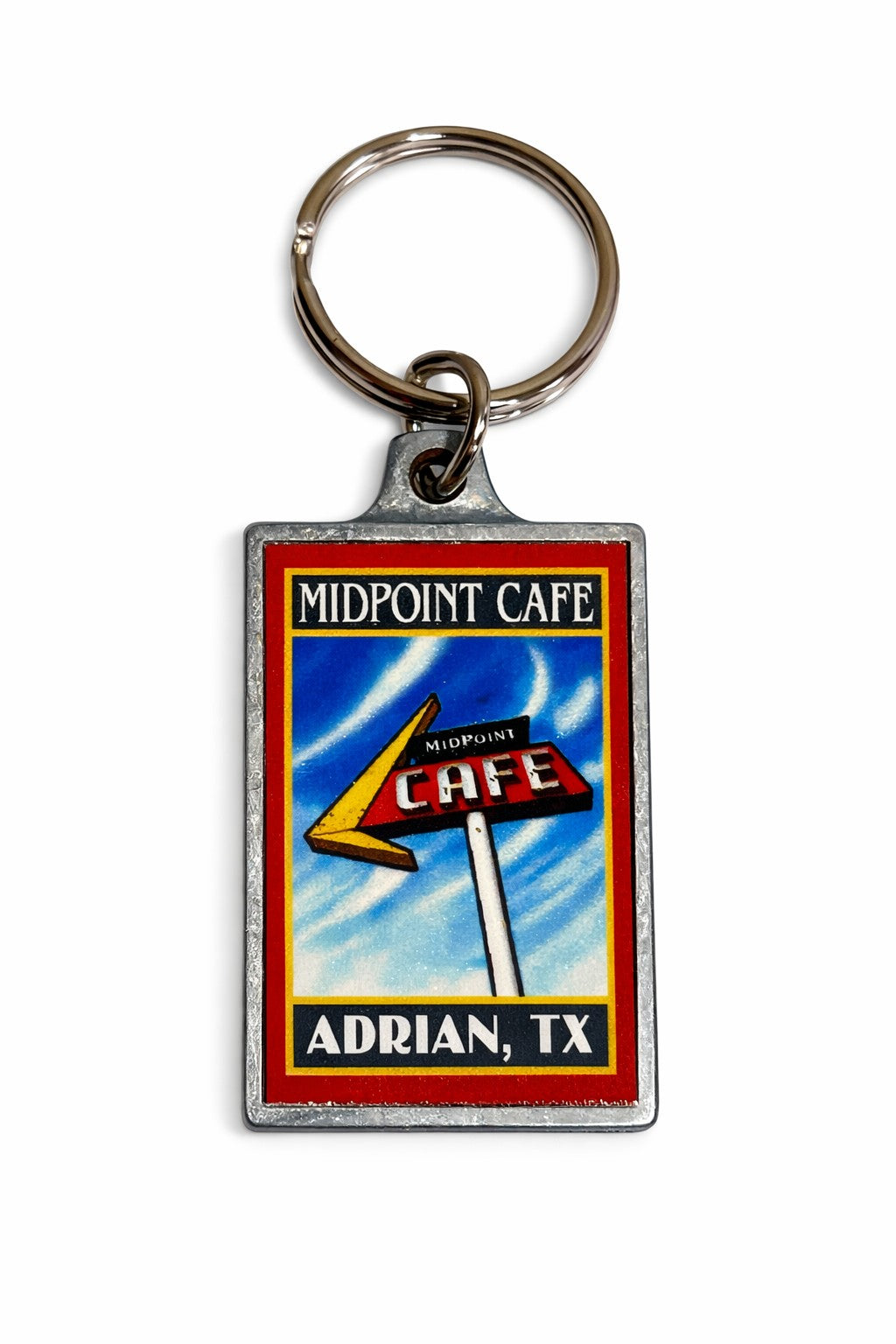 MidPoint Route 66 Cafe Sign Keychain