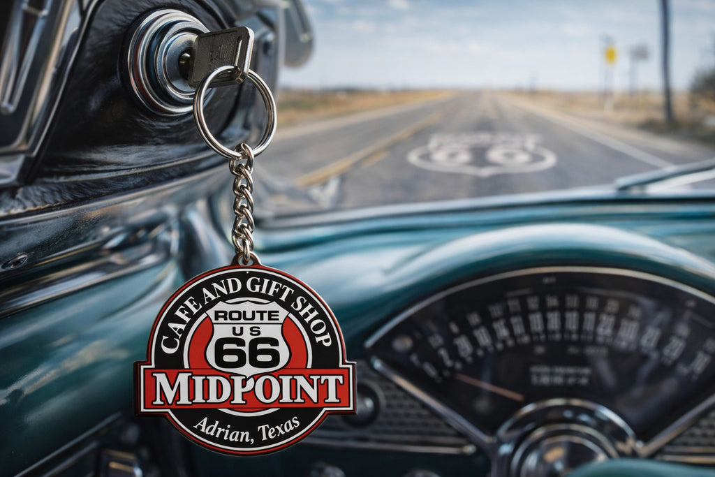 MidPoint Route 66 Keychain