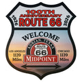 MidPoint Café 100th Anniversary Route 66 – Sticker