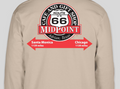 MidPoint Café – Official Route 66 Halfway Long Sleeve Point T-Shirt