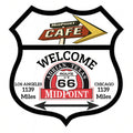 MidPoint Café – Welcome Route 66 Magnet