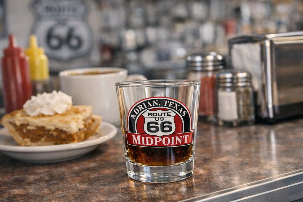 MidPoint Route 66 Shot Glass