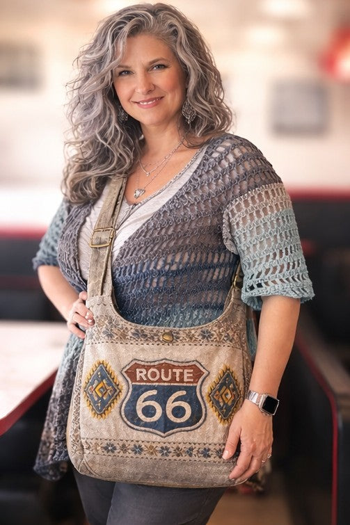 Route 66 Southwest Shoulder Bag