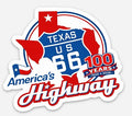 Texas Route 66 – America’s Highway 100 Years  Magnet