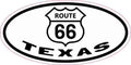 Texas Route 66 – Large  Vinyl Sticker
