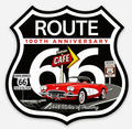 🛣️🏁 Route 66 – 100th Anniversary Commemorative Magnet